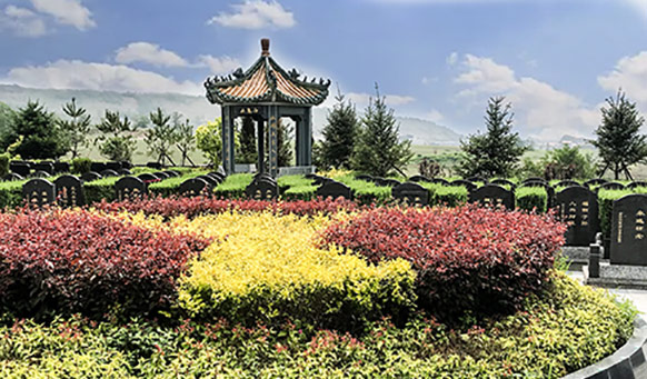 抚顺墓园，抚顺公墓，抚顺墓地，福山公墓一角